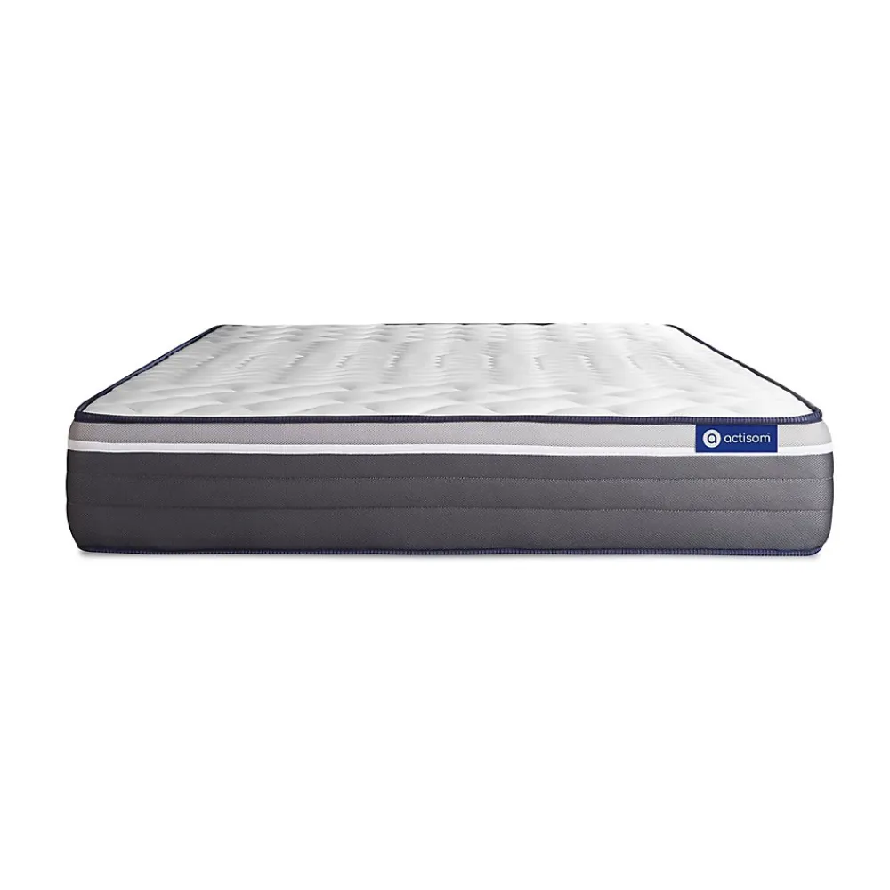 Actisom Matelas Ressorts ensachés et mémoire de forme - Confort : Très ferme* Matelas