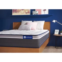 Actisom Matelas Ressorts ensachés et mémoire de forme - Confort : Très ferme* Matelas