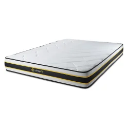 Sleepfit Matelas Ressorts ensachés et mémoire de forme - Confort : Ferme* Matelas