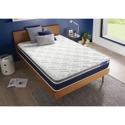 Actisom Matelas Ressorts ensachés et mémoire de forme - Confort : Mi-ferme* Matelas