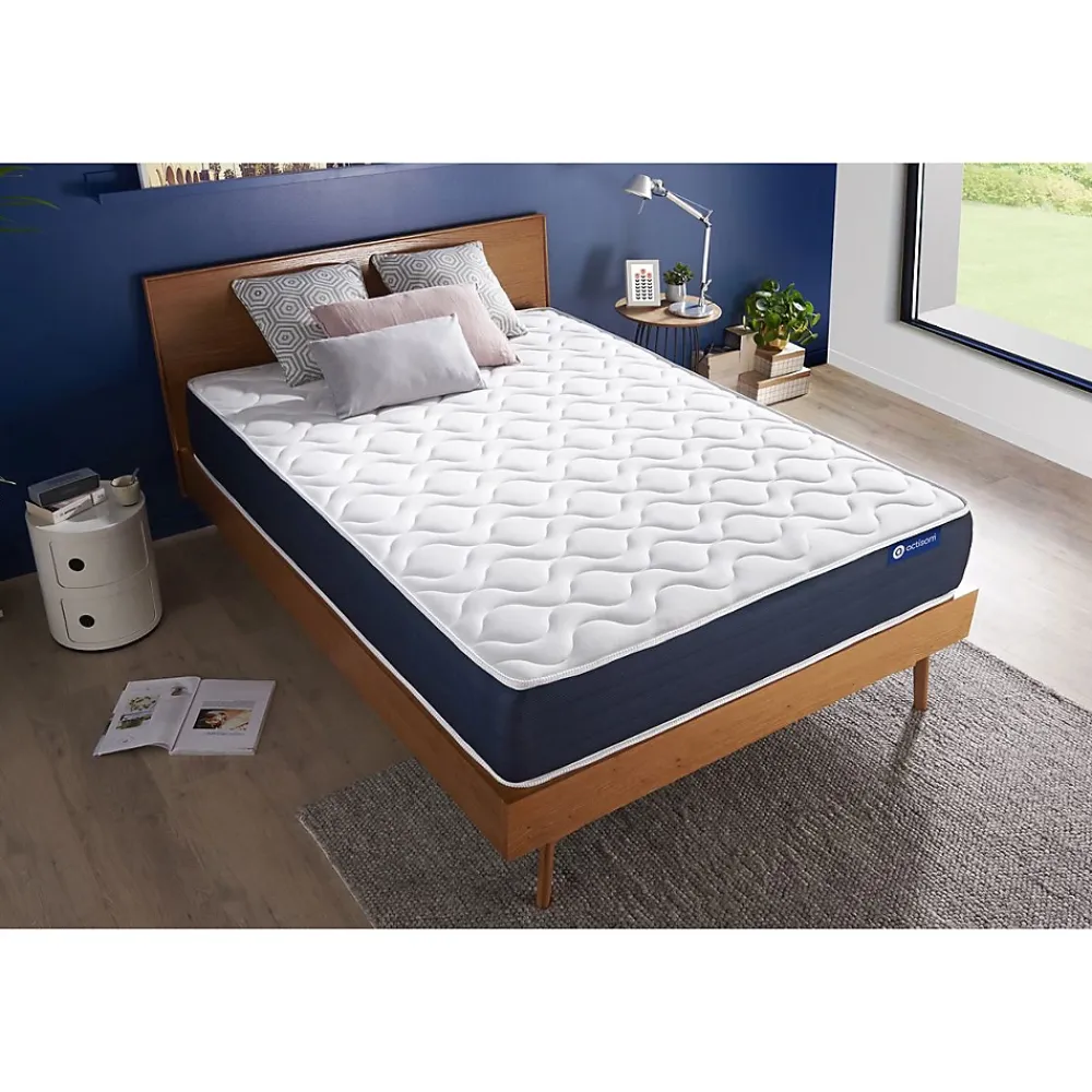 Actisom Matelas Ressorts ensachés et mémoire de forme - Confort : Equilibré* Matelas