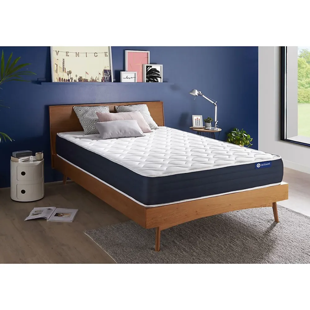Actisom Matelas Ressorts ensachés et mémoire de forme - Confort : Equilibré* Matelas