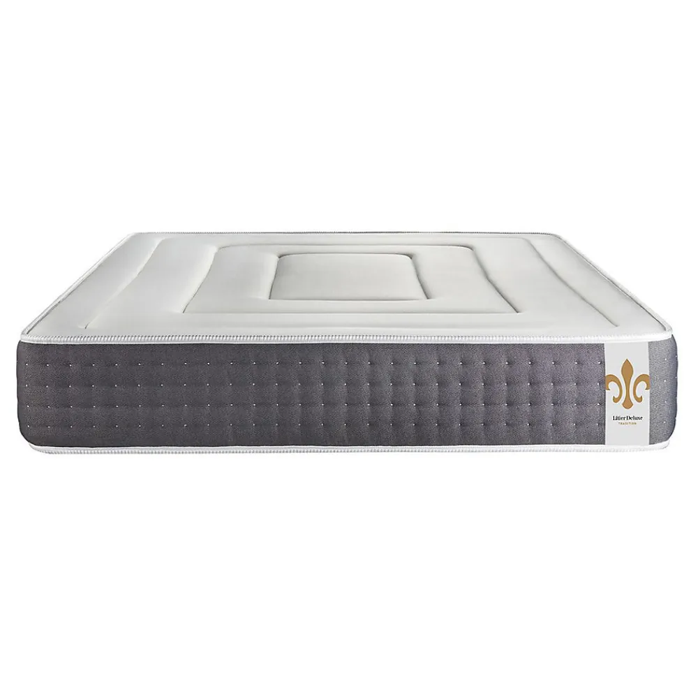 Matelas Ressorts ensachés et mémoire de forme - Confort : Ferme>Litier Deluxe Hot