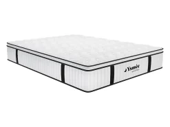 Vente-unique Matelas 180 x 200 cm anti-feu ressorts ensachés et surmatelas intégré ép.28cm - DELICE de YSMÉE HÔTEL* Matelas