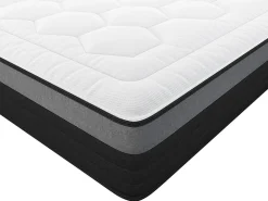 Matelas 90 x 200 cm hybride ressorts ensachés 7 zones et mémoire de forme ép.25cm - AMARANTE de NATUREA><noscript><img width=