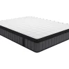 Matelas 160 x 200 cm hybride ressorts ensachés 7 zones et gel à mémoire de forme ép.25cm - TOLCA de YSMÉE>Vente-unique Online