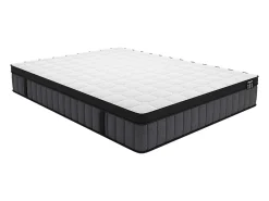 Matelas 160 x 200 cm hybride ressorts ensachés 7 zones et gel à mémoire de forme ép.25cm - TOLCA de YSMÉE>Vente-unique Online