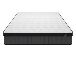 Matelas 160 x 200 cm hybride ressorts ensachés 7 zones et gel à mémoire de forme ép.25cm - TOLCA de YSMÉE><noscript><img width=