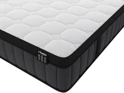 Matelas 160 x 200 cm hybride ressorts ensachés 7 zones et gel à mémoire de forme ép.25cm - TOLCA de YSMÉE><noscript><img width=