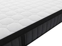 Matelas 160 x 200 cm hybride ressorts ensachés 7 zones et gel à mémoire de forme ép.25cm - TOLCA de YSMÉE><noscript><img width=