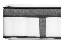 Vente-unique Matelas 160 x 200 cm hybride ressorts ensachés 7 zones et mémoire de forme ép.30cm - OLIANE de YSMÉE* Matelas