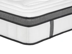 Vente-unique Matelas 160 x 200 cm hybride ressorts ensachés 7 zones et mémoire de forme ép.30cm - OLIANE de YSMÉE* Matelas