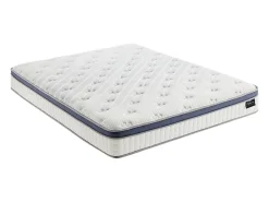 Vente-unique Matelas 180 x 200 cm hybride ressorts ensachés 7 zones et mémoire de forme ép.25cm - MALAO de PALACIO* Matelas