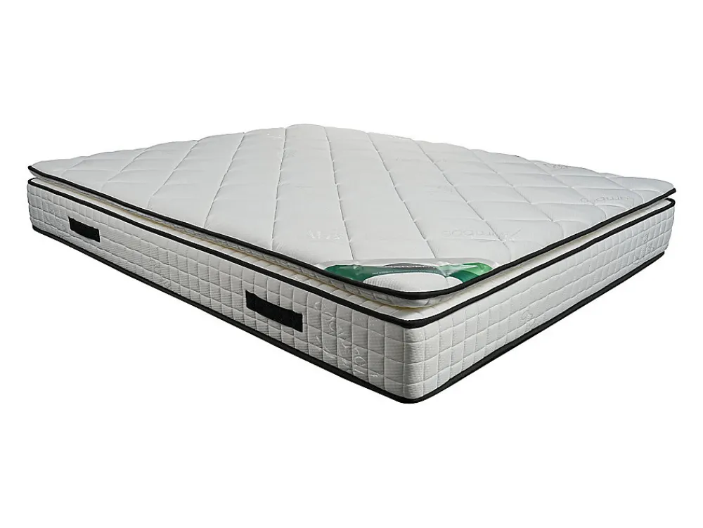 Matelas 180 x 200 cm mousse et coutil bambou ép.23cm - ADANA de NATUREA>Vente-unique
