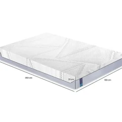 Meubletmoi Matelas 160 x 200 cm mousse mémoire de forme et gel Air Feel™ - MIRAGE* Matelas