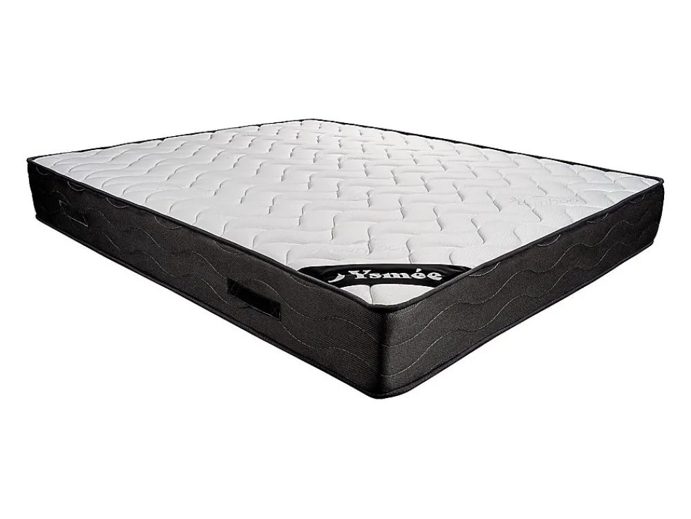 Vente-unique Matelas 160 x 200 cm ressorts ensachés 7 zones et mémoire de forme ép.24cm - MERISI de YSMÉE* Matelas