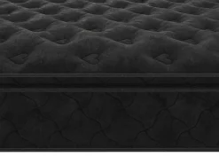 Matelas 140 x 190 cm ressorts ensachés surmatelas intégré ép.28cm - BLACK DREAM de YSMÉE><noscript><img width=