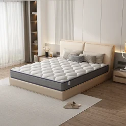 Teeno Matelas a Memoire 90x190cm de Forme en Mousse et Ressorts, Épaisseur20 cm* Matelas