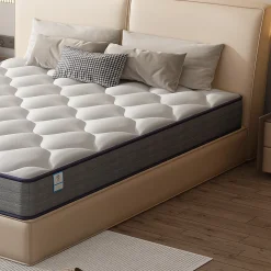 Teeno Matelas a Memoire 90x190cm de Forme en Mousse et Ressorts, Épaisseur20 cm* Matelas