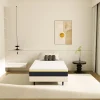 Teeno Matelas adulte de 17 cm, 90 x 200 cm (mousse à mémoire de forme + fibre de charbon de bambou)* Matelas