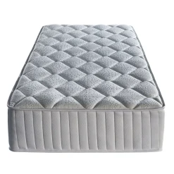 Matelas benjamin a Ressorts + 3,5 cm Memoire de Forme 70 Kg/m3 - 80x190 Hauteur +/- 30,5 cm - Accueil Moelleux - Soutien Ferme -><noscript><img width=