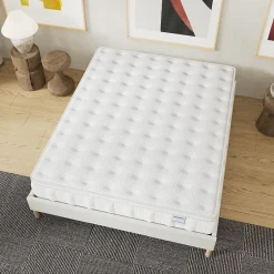 November Matelas Celestia - Épaisseur 30 cm - Ressorts ensachés & Mousse Charbon Actif - Indépendance de couchage - (160 x 200 cm)* Matelas