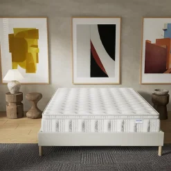 November Matelas Celestia - Épaisseur 30 cm - Ressorts ensachés & Mousse Charbon Actif - Indépendance de couchage - (160 x 200 cm)* Matelas