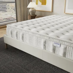 November Matelas Celestia - Épaisseur 30 cm - Ressorts ensachés & Mousse Charbon Actif - Indépendance de couchage - (160 x 200 cm)* Matelas