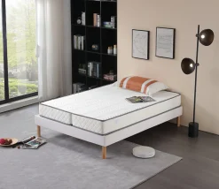 Matelas clic clac - 140x190 - 10 cm hauteur - soutien ferme - confort optimal - usage quotidien><noscript><img width=