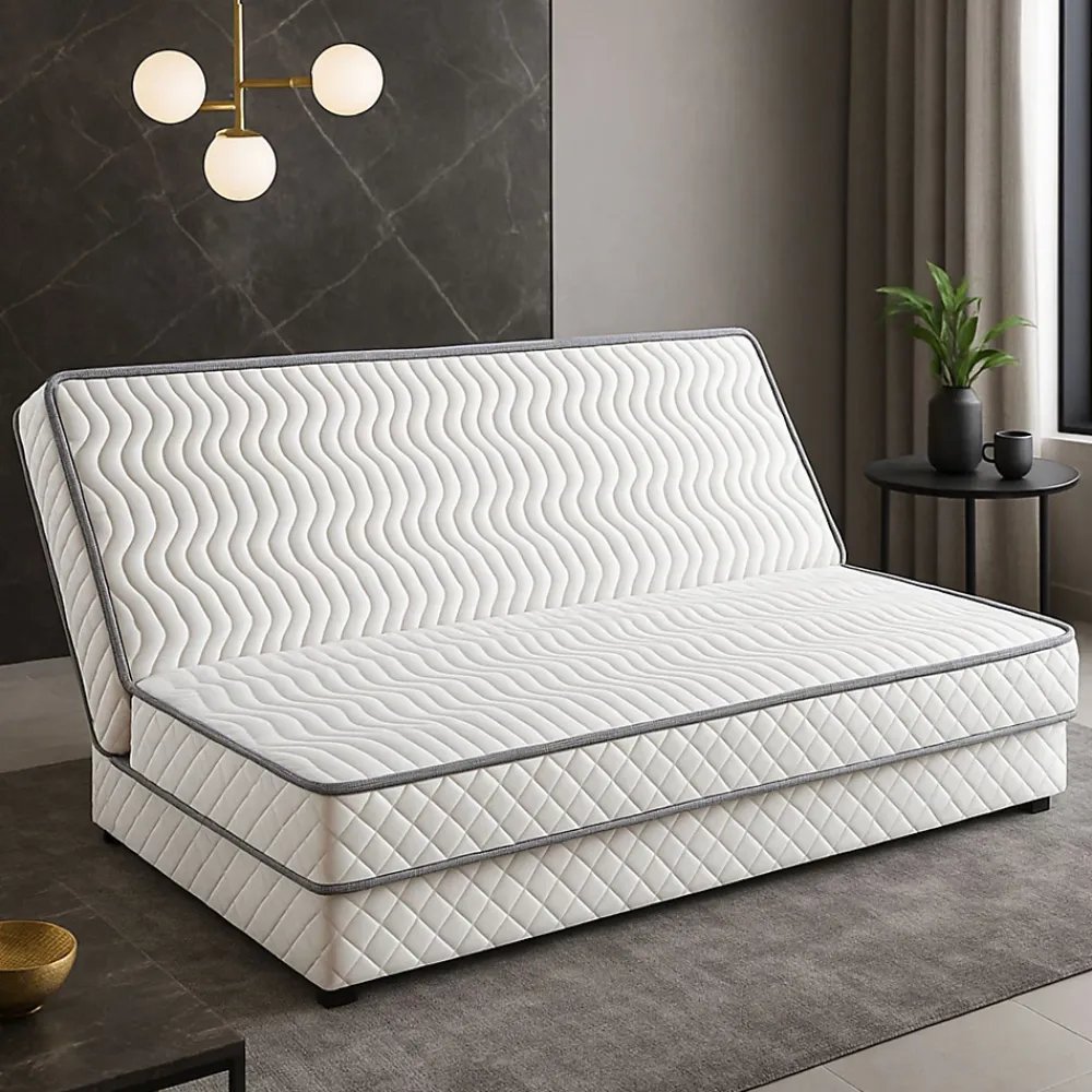 Matelas clic clac - 160x200 - hauteur 10 cm - soutien ferme - confort optimal - usage quotidien - techno10* Matelas