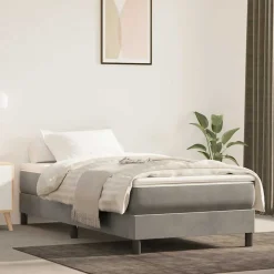 Matelas de lit à ressorts ensachés fermeté moyenne 80x210x20 cm velours>Vidaxl Discount