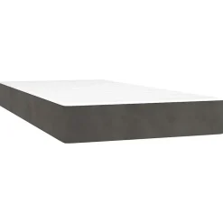Matelas de lit à ressorts ensachés fermeté moyenne 100x210x20 cm velours>Vidaxl Outlet