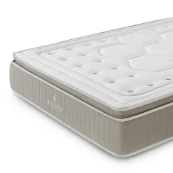 Matelas Deluxe Crown - Ressorts Ensachés Taille 190 x 140 cm Hauteur 28 cm><noscript><img width=