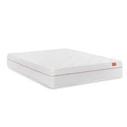 Matelas Deluxe Orthopédique 190 x 140 cm, 27 cm. Ressorts ensachés et viscoélastique, réversible, soutien medium, tissu respirant.>Mercado Do Colchão Discount