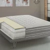 Talamo Italia Matelas double Dgiudic, orthopédique en mousse à mémoire de forme et microressorts ensachés,, 120x190h37 cm* Matelas