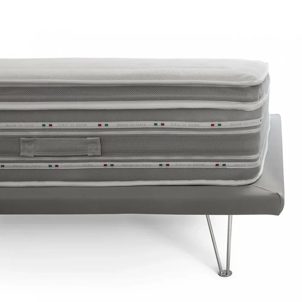 Talamo Italia Matelas double Dme, orthopédique en mousse à mémoire de forme et microressorts ensachés,, 160x190h37 cm* Matelas