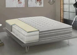 Talamo Italia Matelas double Dme, orthopédique en mousse à mémoire de forme et microressorts ensachés,, 160x190h37 cm* Matelas