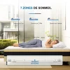 Teeno Matelas double en mousse à mémoire de forme, 140 x 190 cm, épaisseur 17 cm* Matelas