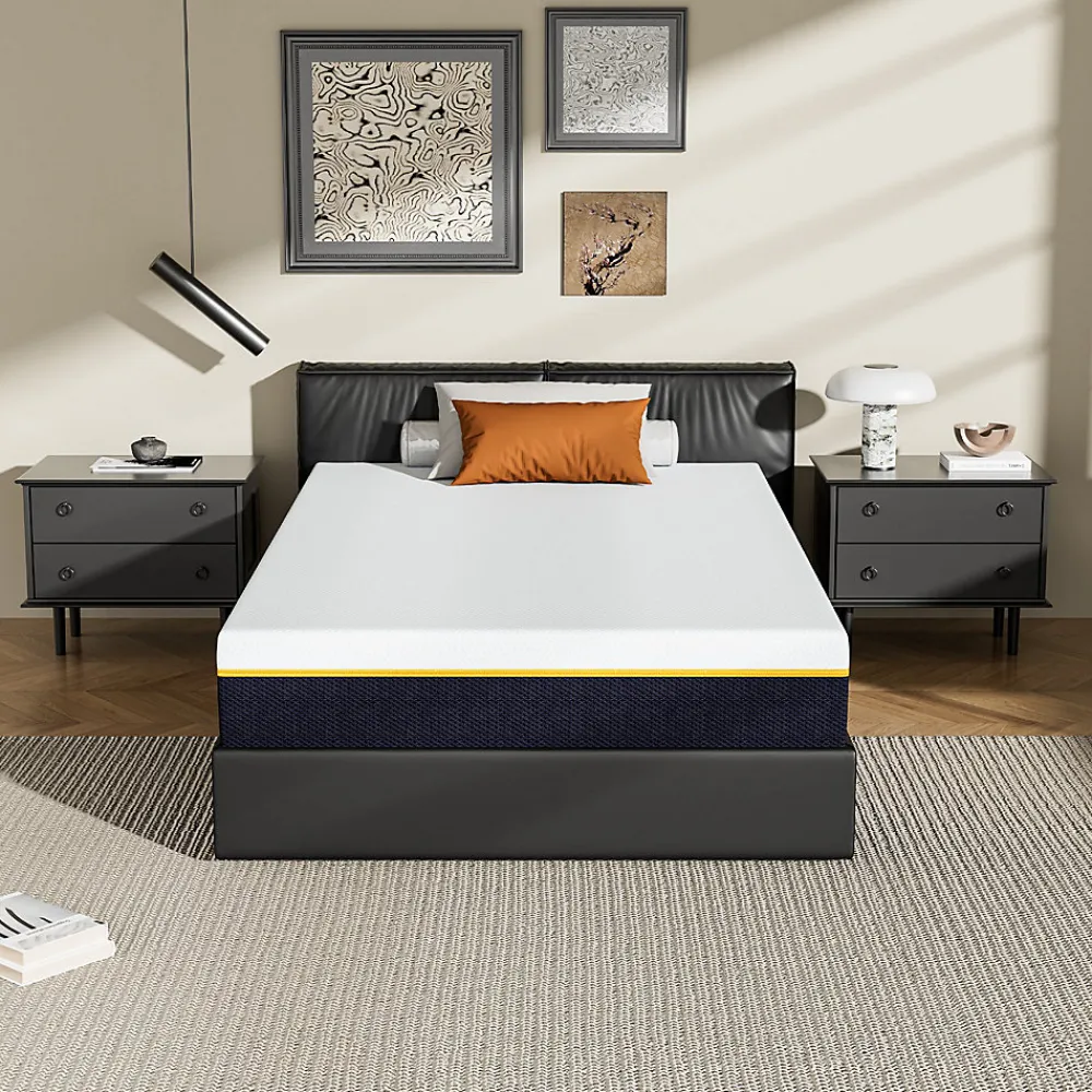Teeno Matelas en mousse à mémoire de forme 90 x 200 cm , épaisseur 17 cm* Matelas