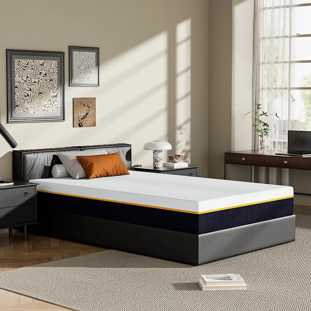 Teeno Matelas en mousse à mémoire de forme 90 x 200 cm , épaisseur 17 cm* Matelas