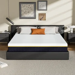 Matelas en mousse à mémoire de forme, 140 x 200 cm, épaisseur 17 cm, vintage><noscript><img width=