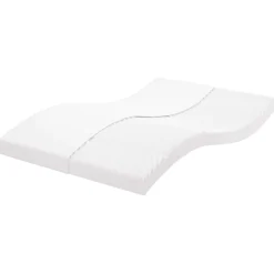 Vidaxl Matelas en mousse blanc 120x210 cm 7 zones dureté 20 ILD* Matelas