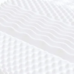 Vidaxl Matelas en mousse blanc 120x210 cm 7 zones dureté 20 ILD* Matelas