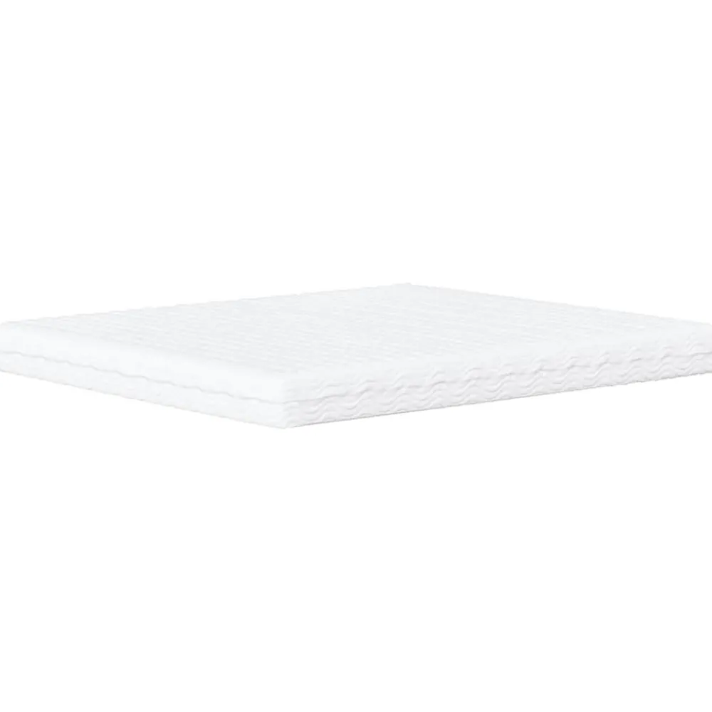 Vidaxl Matelas en mousse blanc 180x210 cm dureté H2 H3* Matelas