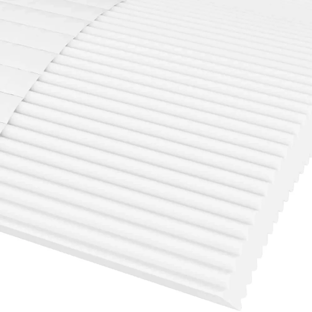 Vidaxl Matelas en mousse blanc 180x210 cm dureté H2 H3* Matelas