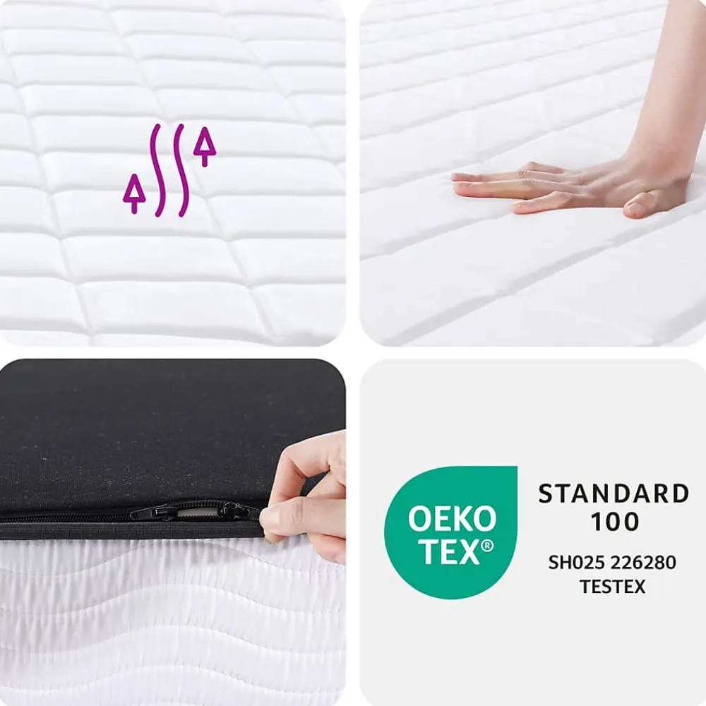 Matelas en mousse moyennement doux 90x190 cm>Vidaxl New