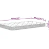 Vidaxl Matelas en mousse pour enfants moyennement doux 80x160 cm* Matelas