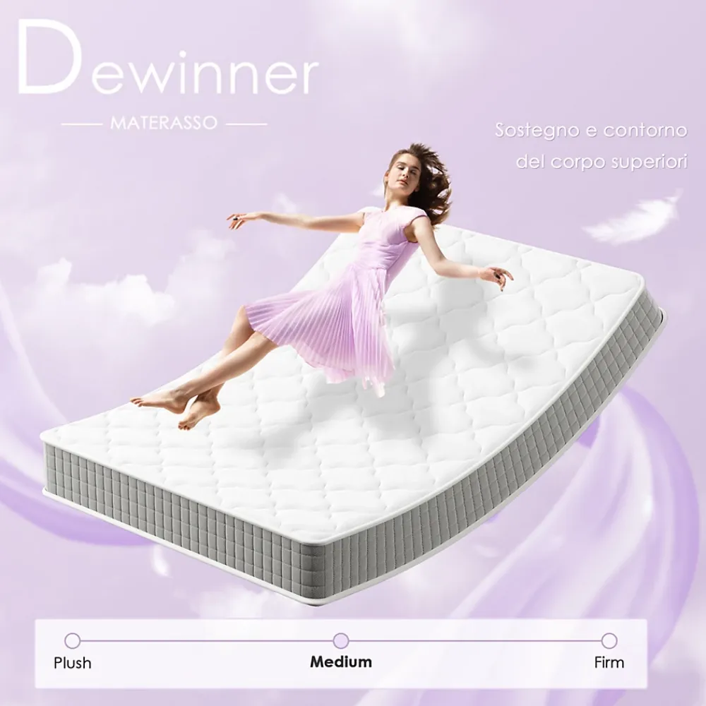 Teeno Matelas en mousse 140x190 cm - 25 cm de hauteur* Matelas