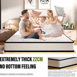 Matelas en mousse 90x200cm, Épaisseur 22 cm><noscript><img width=