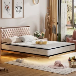 Matelas en mousse 90x200cm, Épaisseur 22 cm><noscript><img width=